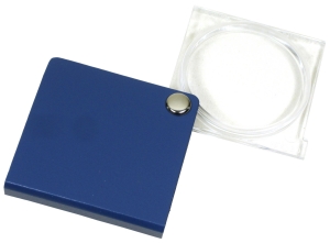 Eschenbach Einschlaglupe (Eschenbach, 173033, 3,5x, blau) Praktische Einschlaglupe mit runder Linse.